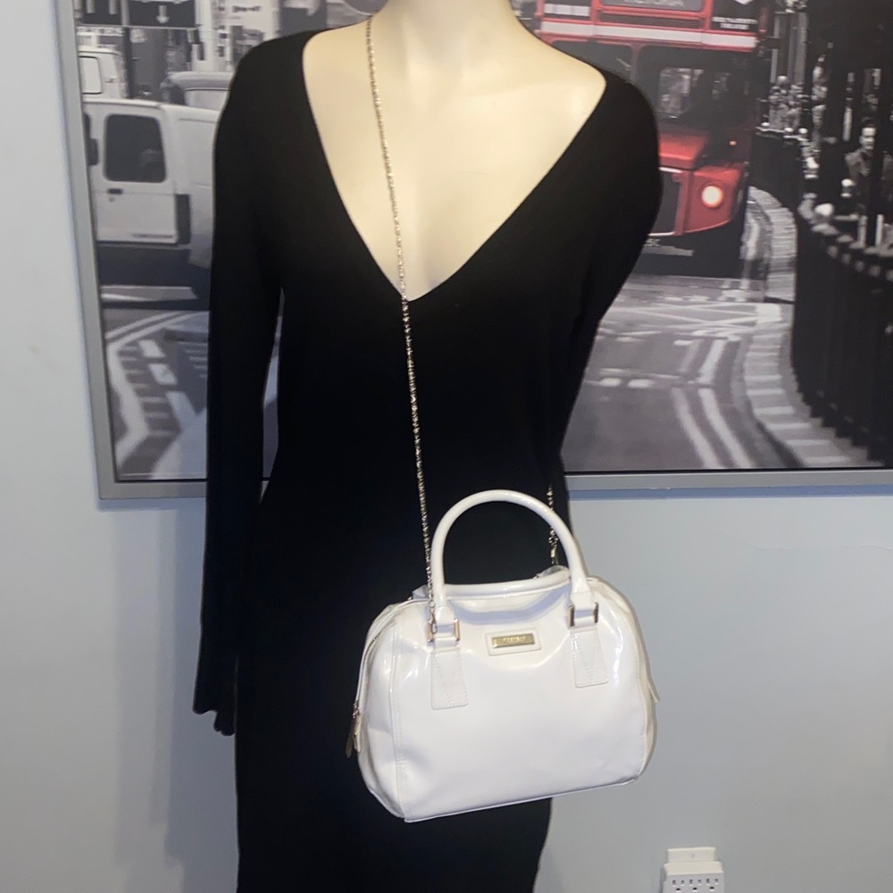 Versace Parfums, makeup bag/purse with added chain strap